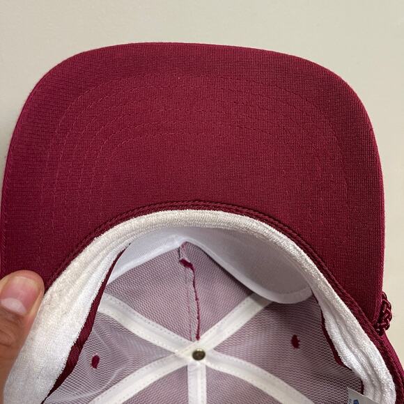 San Sun Victoria Texas DCA Surveying Co. red adjustable hat OS - Picture 7 of 9